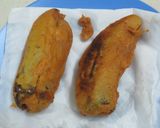 A picture of step 5 of Potato stuffed Chili Bajji.