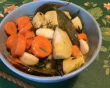 Une image de l'étape 14 de Marinade au cognac moutarde, herbes, épices et légumes (pour gibier).