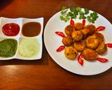 A picture of step 5 of Mashed potato fritters /pakora.