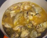 Foto del paso 4 de la receta Arroz integral caldoso con conejo, alcachofas y hierbas
