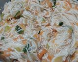 Foto langkah ke 2 dari resep Misoa udang goreng.