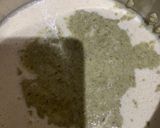 A picture of step 5 of Lapsi moong dhal dosa.