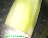 A picture of step 1 of Lauki ka raita💕لوکی کا راٸتہ💕.