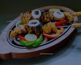 A picture of step 7 of Chicken Boti Bihari style.
