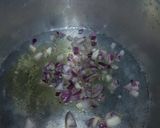 A picture of step 2 of Indomie. Pasta challenge #plus3ingredients.