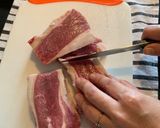 Foto langkah ke 1 dari resep Tumis Daging Sapi Saus Jamur.