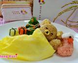 平安夜聖誕彩米拉拉熊--彩色米創意料理食譜步驟9照片