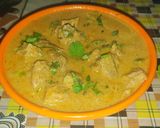 A picture of step 6 of Mutton korma.
