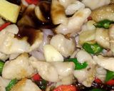 Foto langkah ke 4 dari resep Tumis Pedas Kulit Ayam (Bumbu Iris).