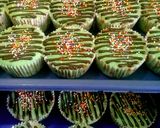 Foto langkah ke 4 dari resep CUP CAKE TAPE PANDAN (kukus).