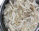 Hình bước làm 1 của món Gỏi củ hủ dừa bao tử và tôm