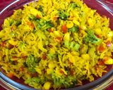 A picture of step 8 of Garlic Turmeric Rice.