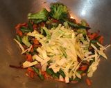 A picture of step 5 of Vegetable Macaroni.
