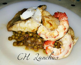 Foto del paso 6 de la receta: Bacalao con langostinos
