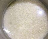 A picture of step 1 of Veg Hyderabadi Biryani with Boondi raita.