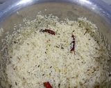 A picture of step 3 of Jeera Rice.