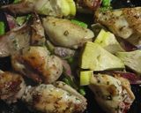 Foto del paso 3 de la receta Arroz con conejo, pollo y alcachofas