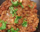 A picture of step 3 of Baigan ka bharta.
