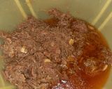 A picture of step 1 of Daleem with Olive oil tardka.