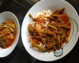 صورة لخطوة 6 من وصفة لوبياء باللحمة والرز