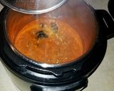 A picture of step 6 of Instant Pot Shrimp curry.