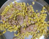 A picture of step 3 of Lotus stem shammi kabab.