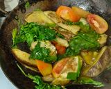 A picture of step 4 of Baingan palak ki sabji.