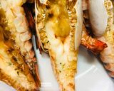 รูปขั้นตอนการทำที่ 3 ของ กุ้งแม่น้ำอบเนยกระเทียม