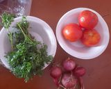 A picture of step 1 of Masala chanachur.