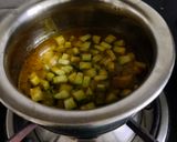 A picture of step 2 of Summer special kakdi sabji.