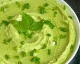 A picture of step 5 of Mediterranean Green Goddess Hummus.