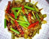 รูปขั้นตอนการทำที่ 7 ของ สามชั้นผัดพริกเผา