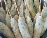 A picture of step 2 of SEMPOL AYAM (Chicken Skewers Sausage).