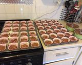 A picture of step 5 of Chocolate Poppy cakes.