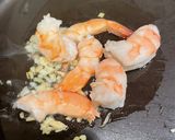 A picture of step 1 of Stir-Fried Broccoli with Shrimp.