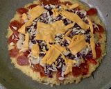 Hình bước làm 2 của món Pizza cơm nguội