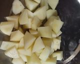 A picture of step 1 of Shahi Chaat.