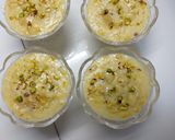 A picture of step 3 of Mango firni ramzan special.