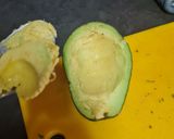 A picture of step 2 of Baked Avocado Eggs.