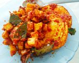 Foto langkah ke 5 dari resep Sambal Goreng Kentang dan Telur Ceplok.