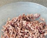 Foto del paso 1 de la receta Wok de judías verdes, carne picada y espinacas