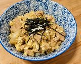 รูปขั้นตอนการทำที่ 3 ของ Oyakodon ข้าวหน้าไก่กับไข่ อาหารญี่ปุ่น