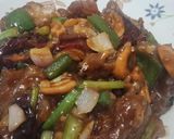 Gambar langkah 12 resipi Ikan Dori Kung Pao.