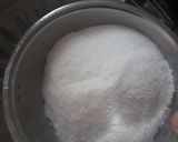 A picture of step 2 of Eggless rainbow cake.