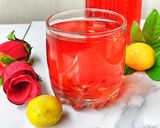 A picture of step 4 of Lemon rooh afza.