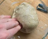 A picture of step 5 of Overnight Sourdough Bread with Whole Wheat Flour.