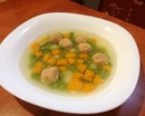 Gluténmentes zöldborsó leves májgombóc levesbetéttel recept fázis 6 fotója