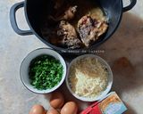 Une image de l'étape 3 de Tajine Jben ou Gratin de Poulet aux Oeufs et Fromages 🍴.