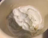 A picture of step 3 of Baked Alaska Flambéed with Rum.