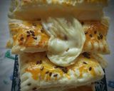 Sajttal töltött leveles párna /leveles tésztából/🧀🧀🧀 recept fázis 4 fotója